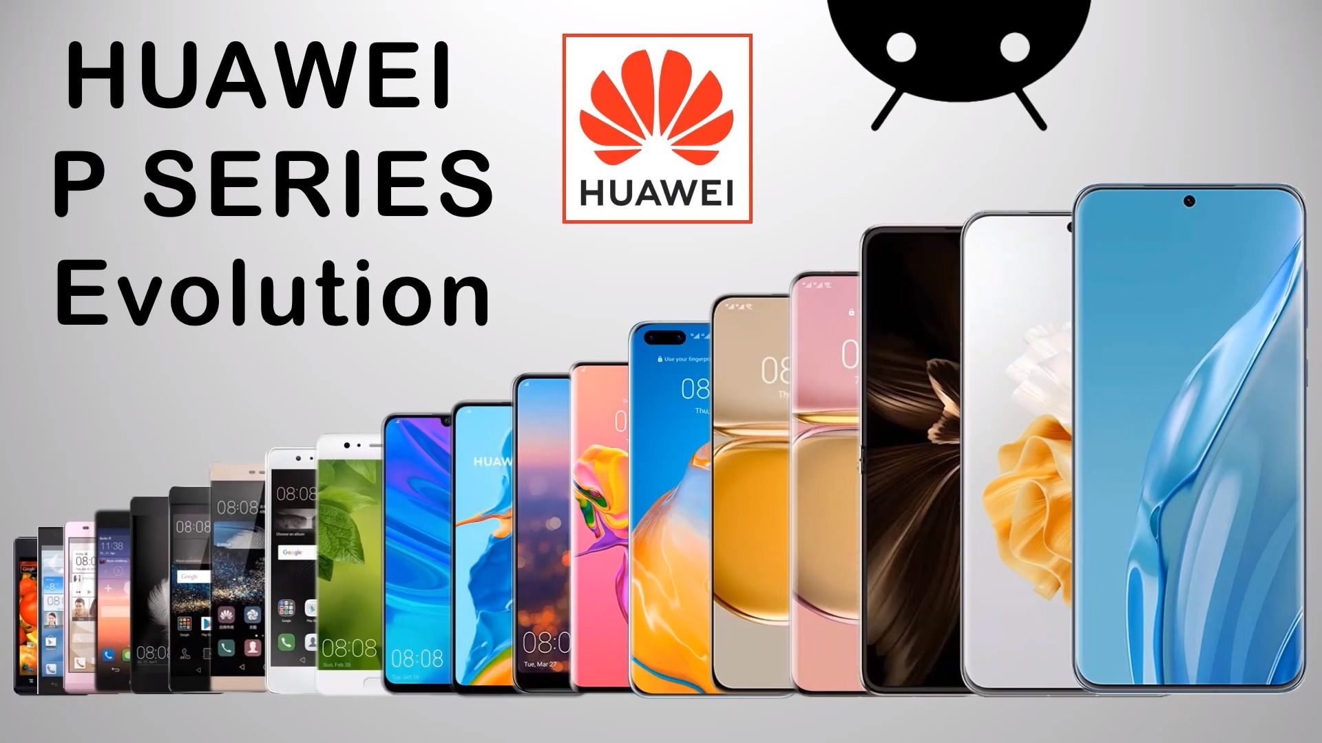 【HUAWEI】P系列,全部大合集!看看有没有属于你的!哔哩哔哩bilibili