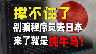 Download Video: 别骗国内的程序员去日本了，小心掉到天坑里！