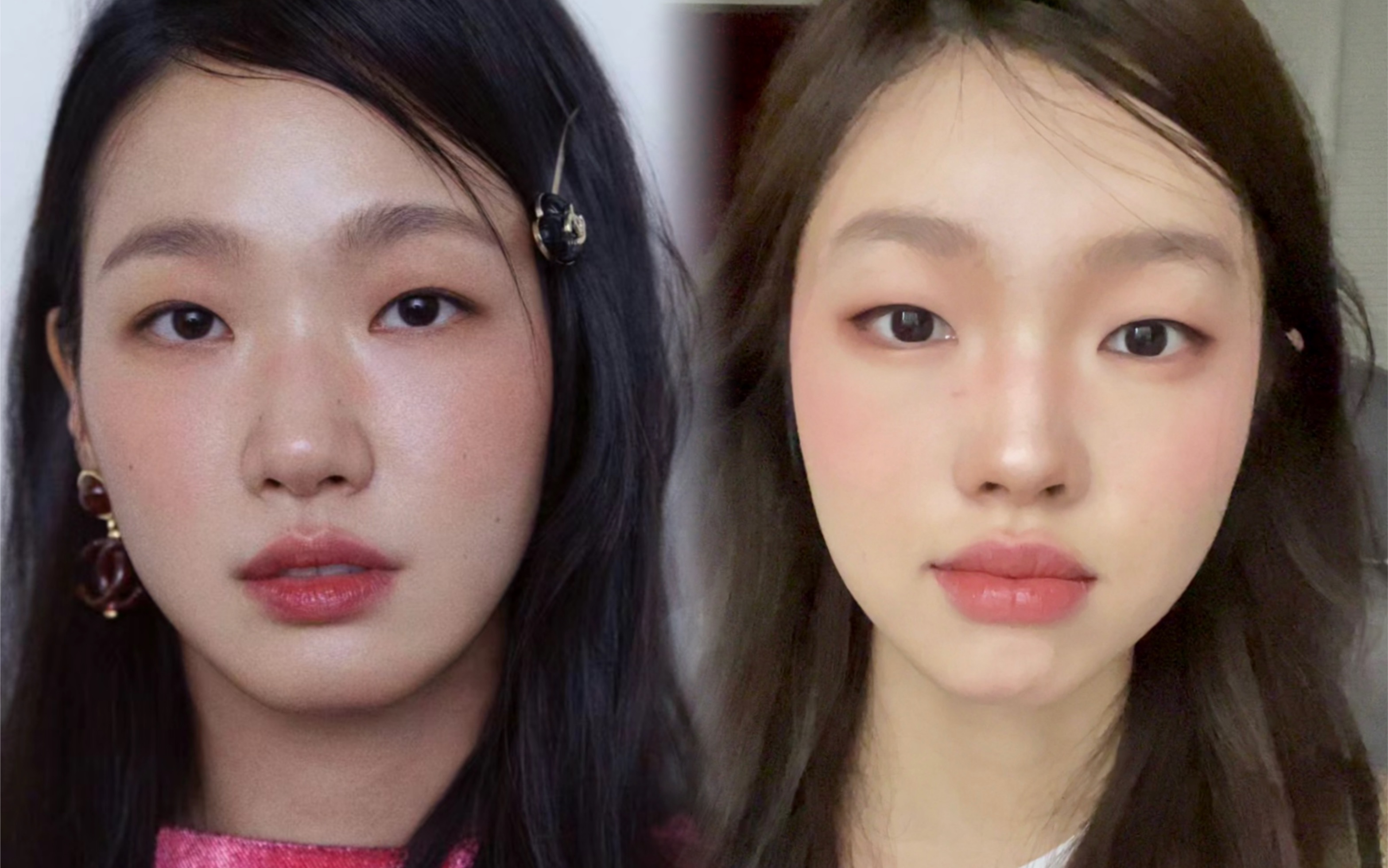 单眼皮|金高银松弛感淡妆!太有氛围了!