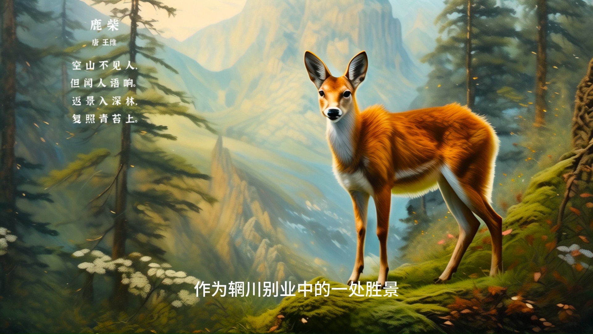 再读《鹿柴》体会诗人对大自然的热爱和向往之情2