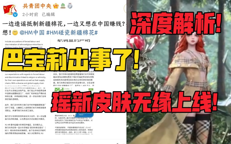 巴宝莉出事了!瑶新皮肤可能胎死腹中!哔哩哔哩bilibili