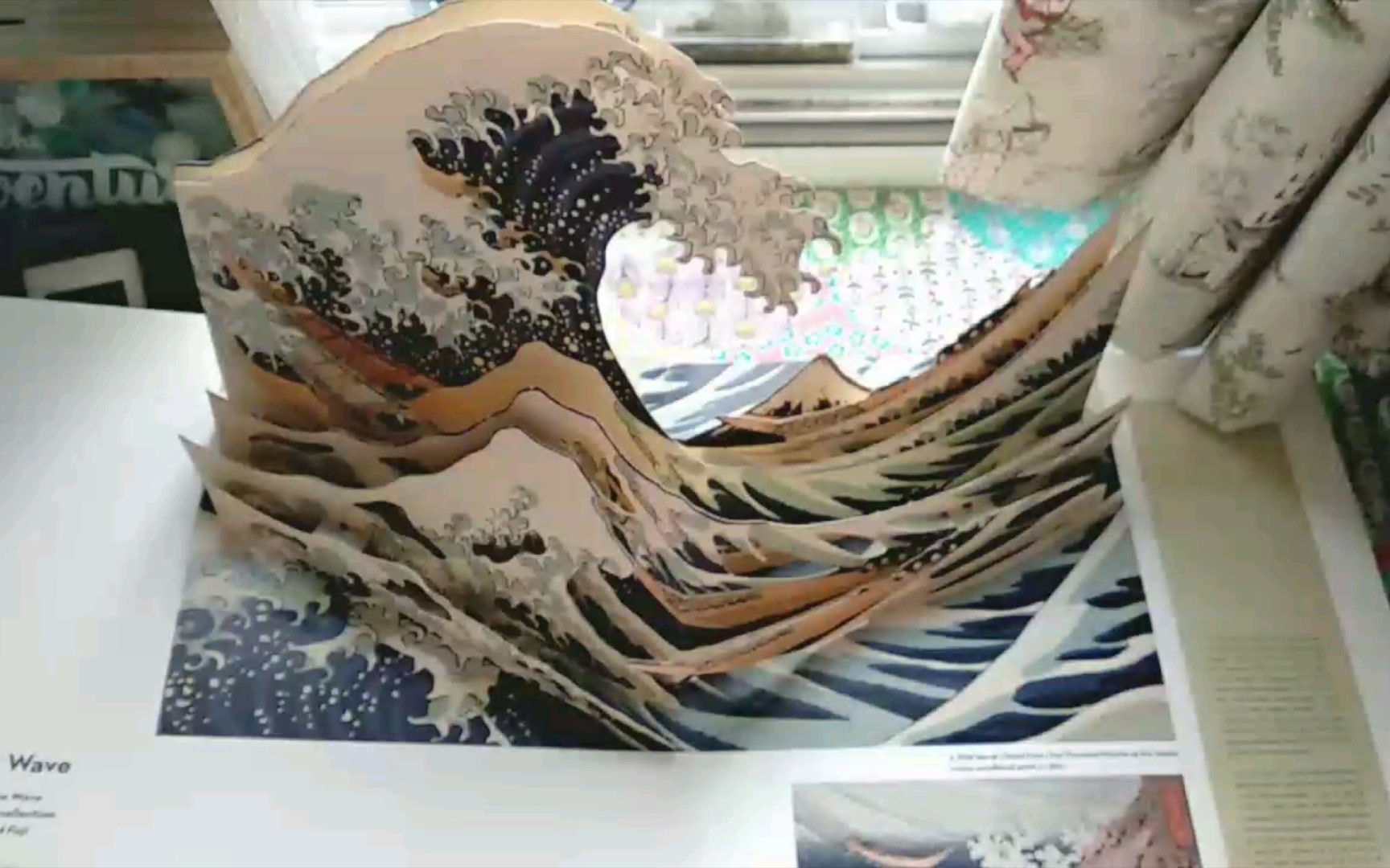 [图]【立体书】葛饰北斋立体书《Hokusai pop up》