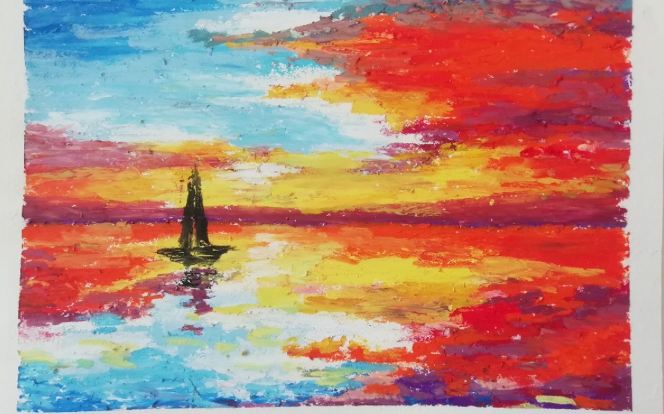 【油画棒】饱和度那么高的风景,我快瞎了