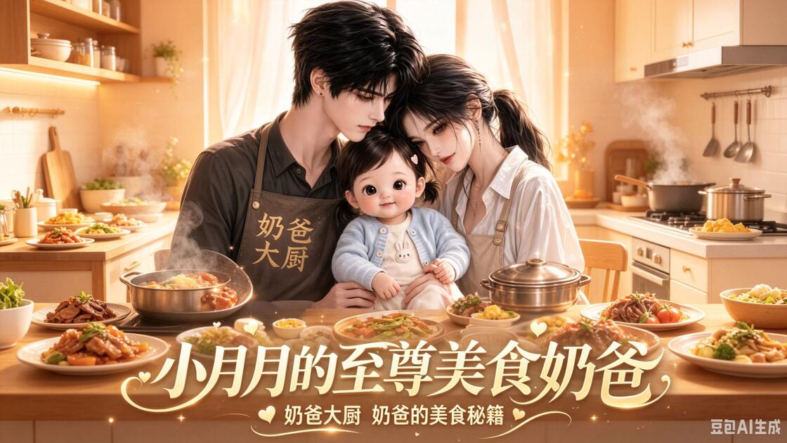 小月月的至尊美食奶爸(153集)AI短剧