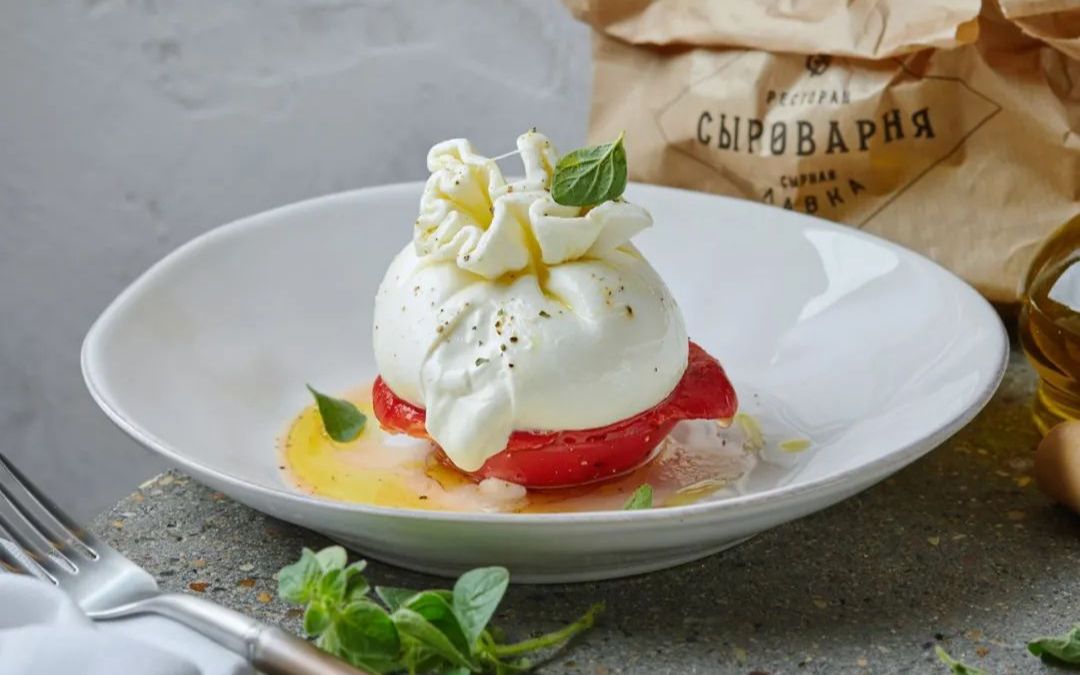 水牛奶酪中的女皇布拉塔burrata奶酪_哔哩哔哩_bilibili