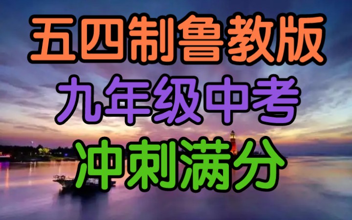 【更新中】20229002五四制鲁教版九年级中考【初中数学解题技巧】中考数学《九年级冲刺满分》动态答案,细致讲解,区别于传统的纸质版答案,题要先...