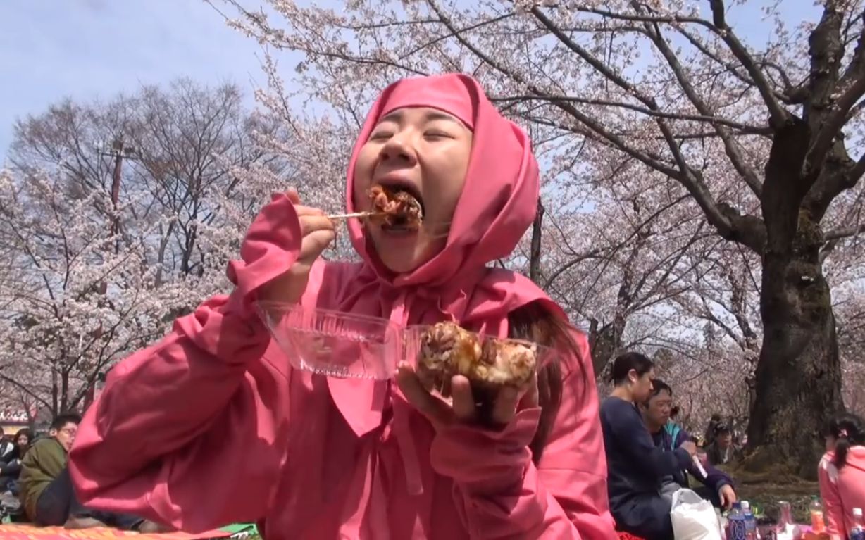 [图]【中国人视角】可爱小姐姐到北海道附近赏樱花 节选2