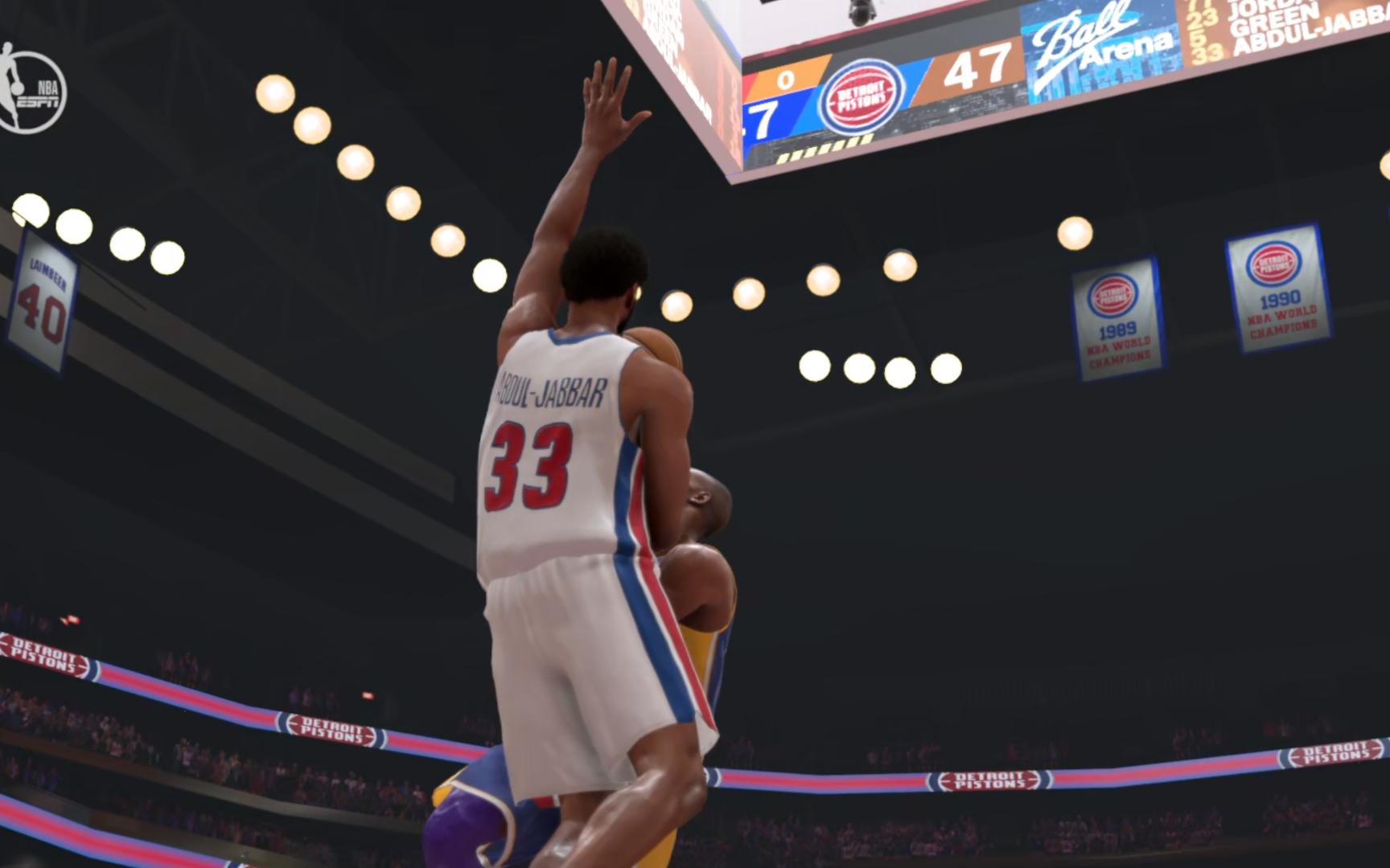 nba2k24 超巨大乱斗 乔丹贾巴尔联手还玩个球