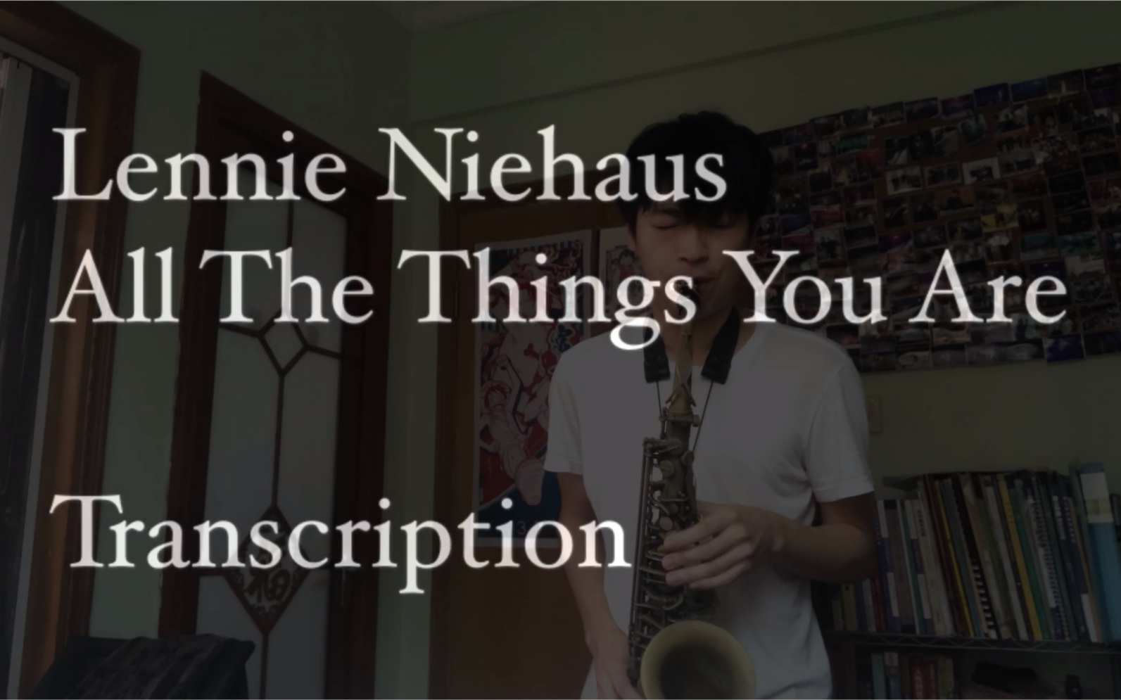 [图]扒谱44：Lennie Niehaus - All The Things You Are（Transcription）