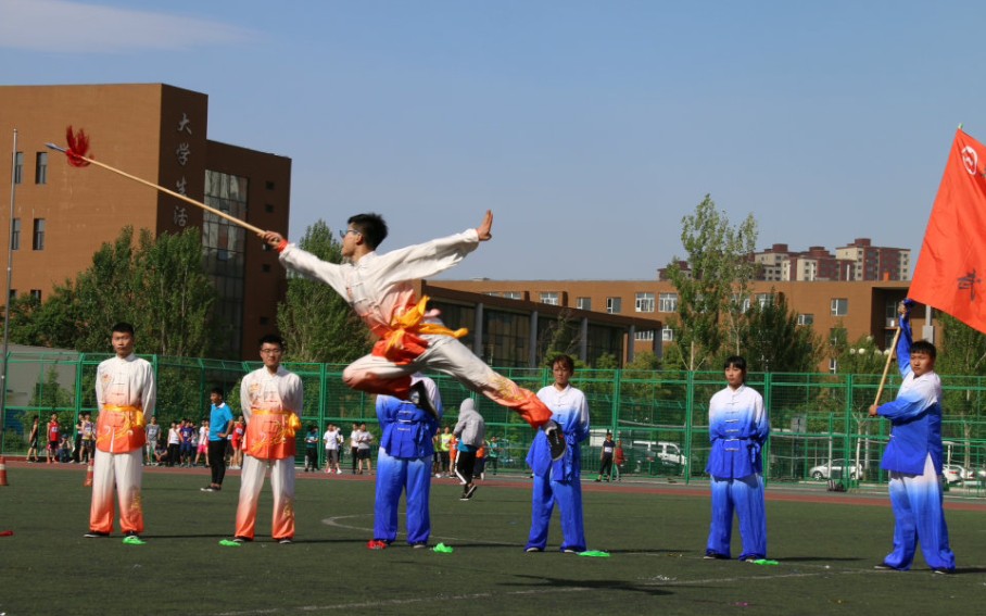 [图]东北电力大学第46届运动会武术协会表演