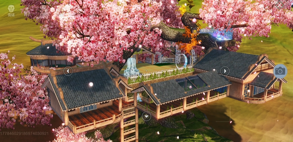 妄想山海家园建造,30级树屋家园,古风清新类型
