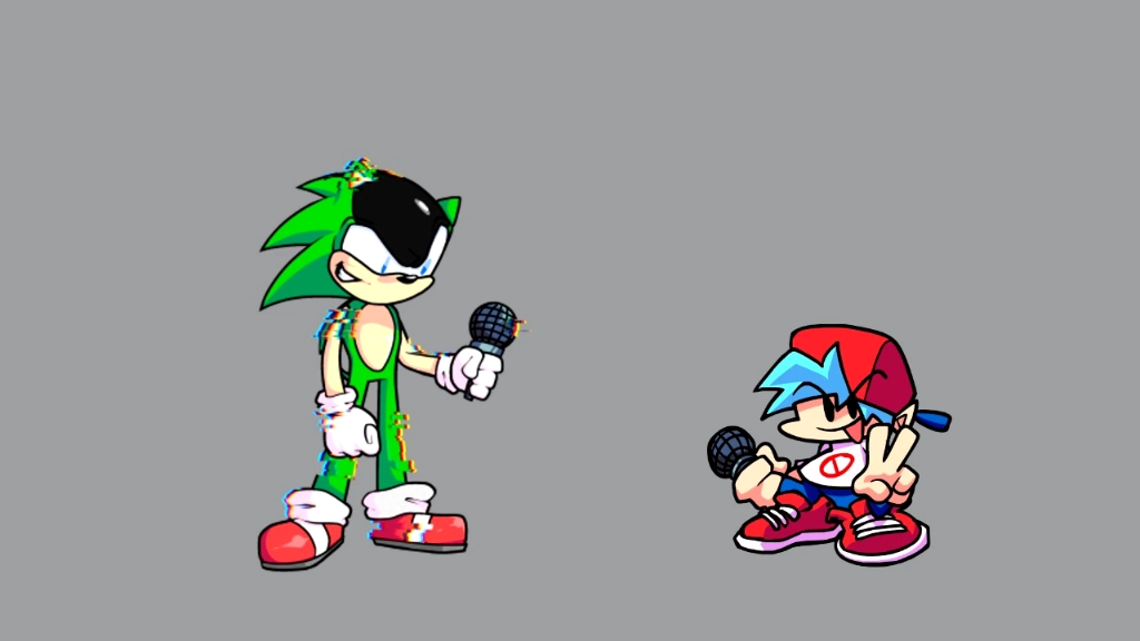fnf - ashura the hedgehog concept - "palette-glitch"