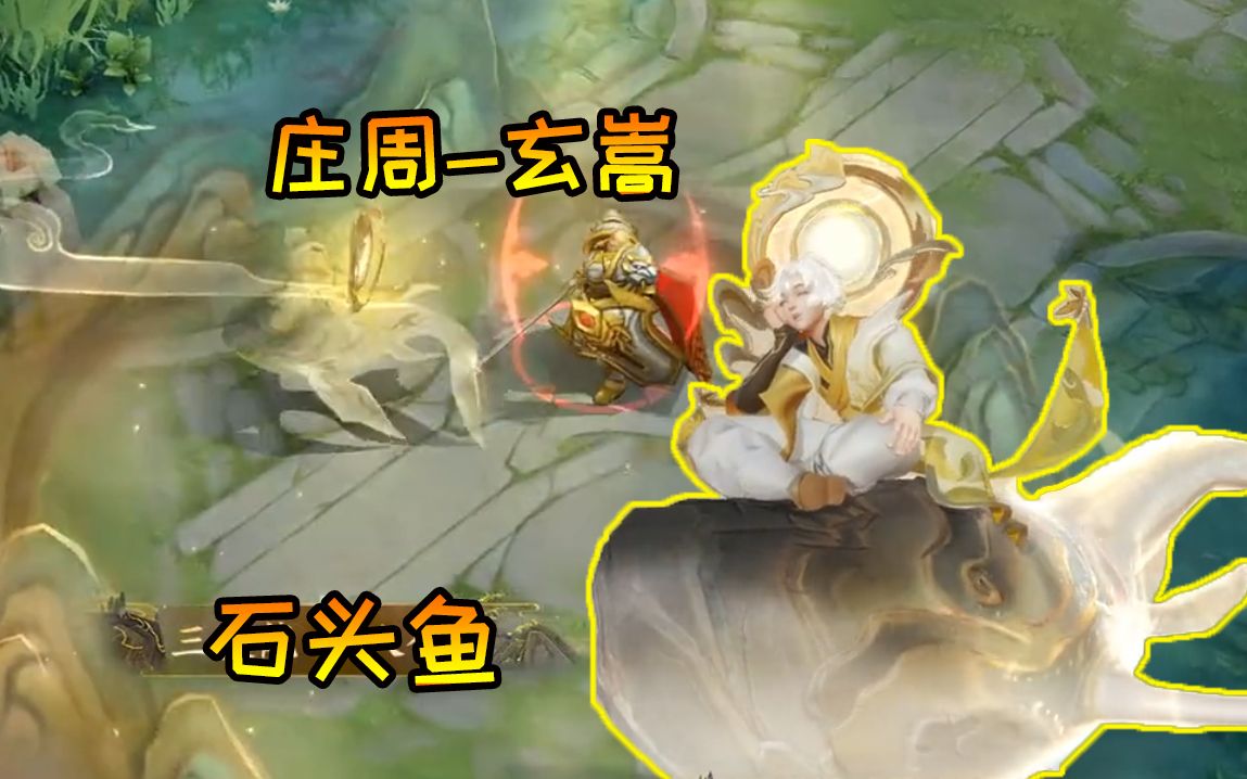 庄周鼠年限定玄嵩骑着石头鱼,特效不如云端筑梦师【修鸽儿解说】