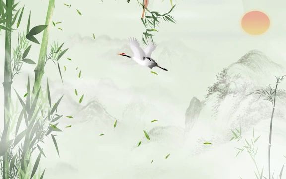 【要高清看简介】竹枝词 古风水墨江南古典舞中国风背景素材 儿童舞蹈