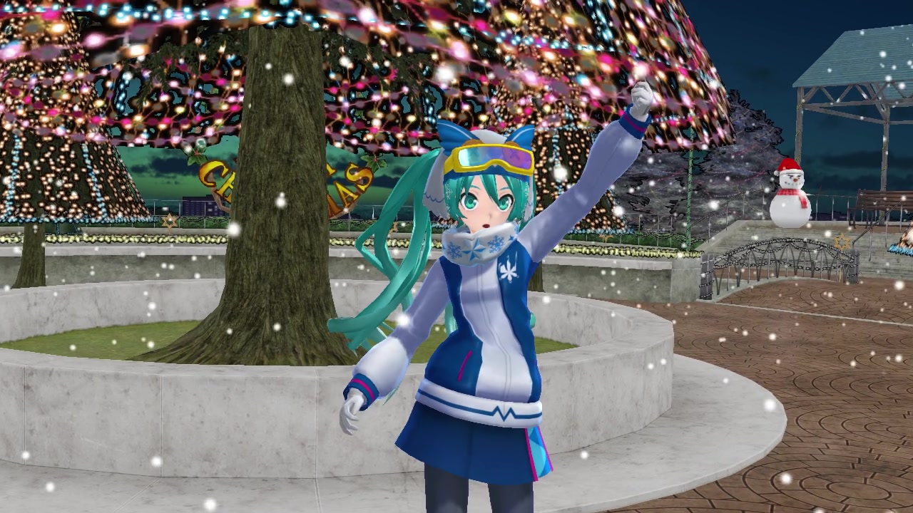 【mmd miku】下雪天的公主殿下也很迷人哦,公主殿下生快!