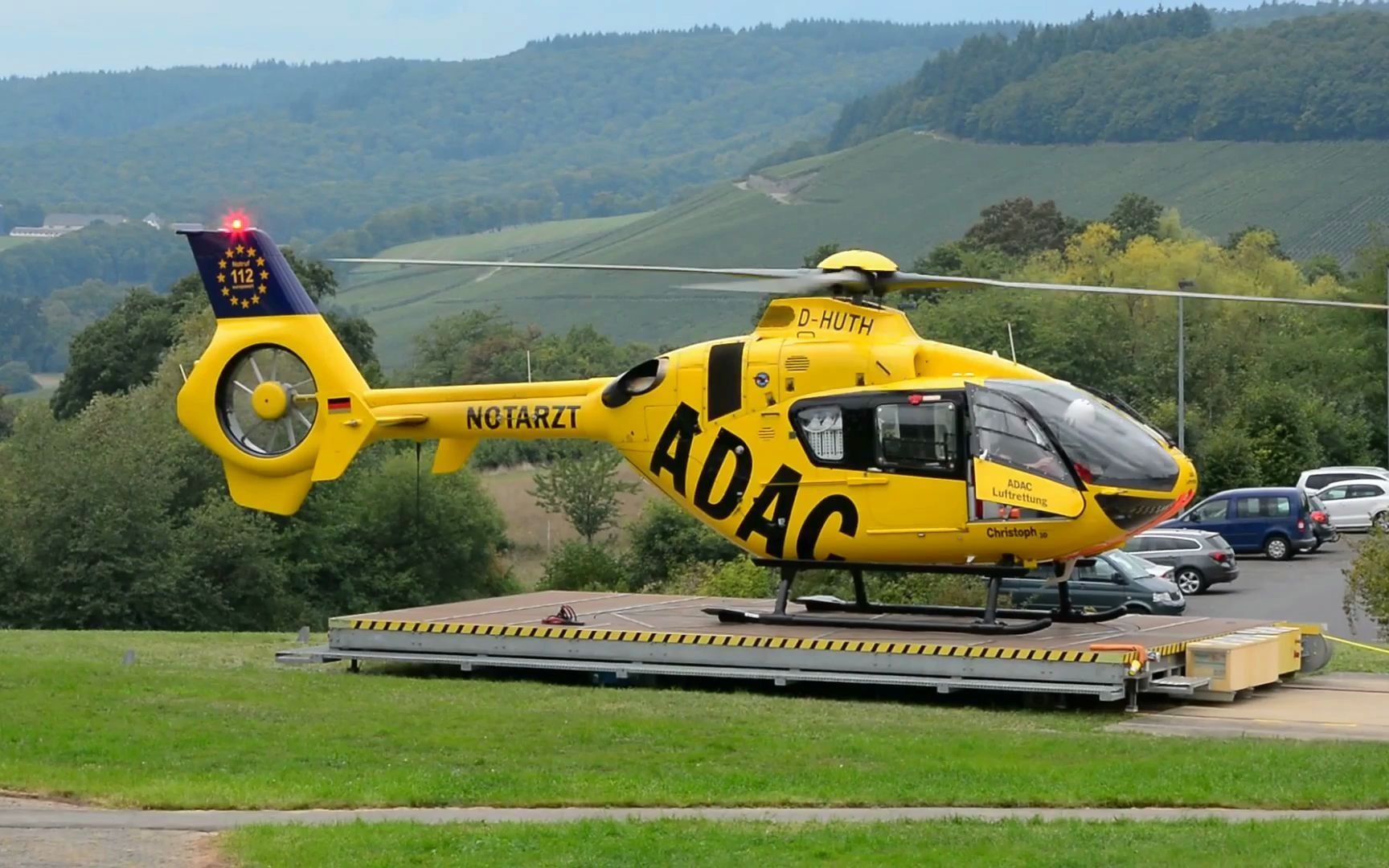 adac空中救援降落ec 135