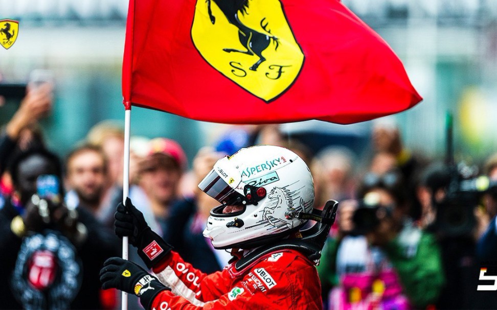 维特尔在法拉利的最后一首歌grazieseb