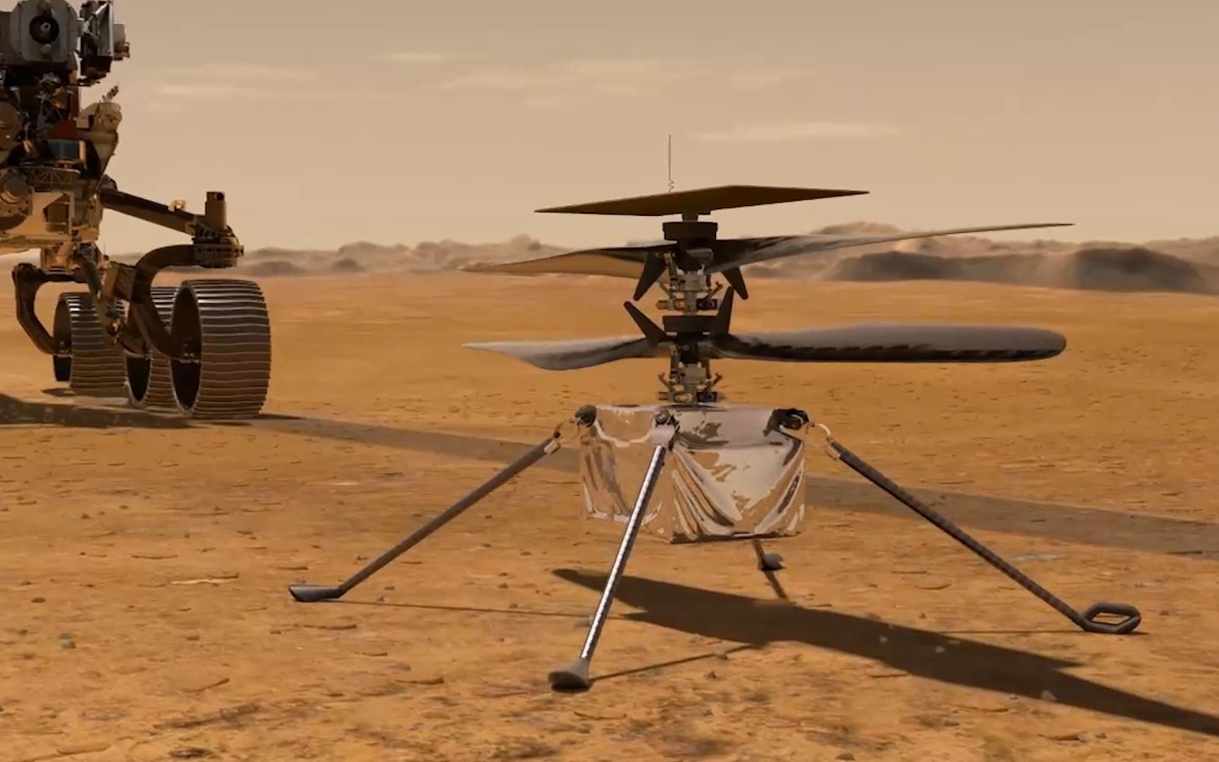 中国航天再传好消息,全新火星无人机霸气亮相,让美国人惊叹不已!