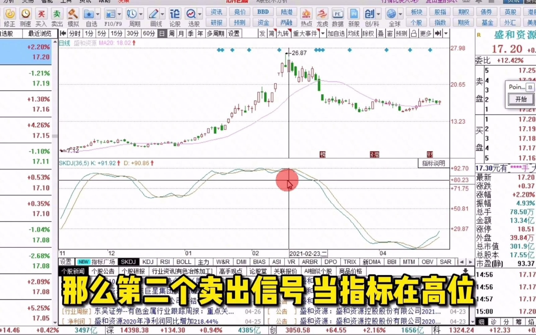 王者技术SKDJ特殊用法,专为判断趋势牛股而生,一招直击大涨爆点哔哩哔哩bilibili