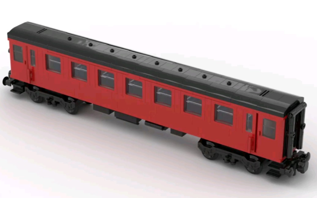 乐高火车-硬座车厢搭建过程