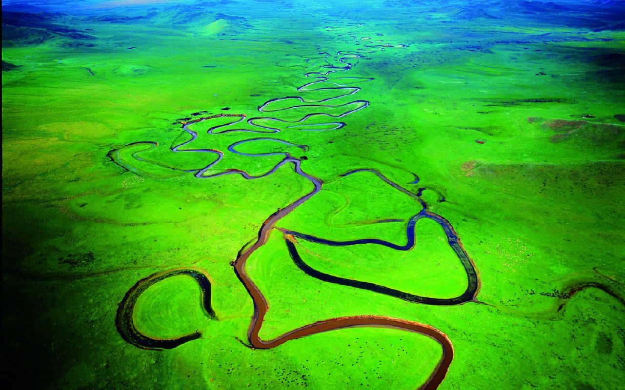 河曲,牛轭湖是如何形成的?_哔哩哔哩_bilibili