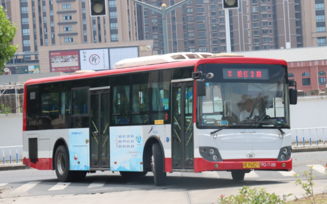 『凌空路-安宁』【天然气客车】随手拍#38:上海松江公交sxc6120g5n