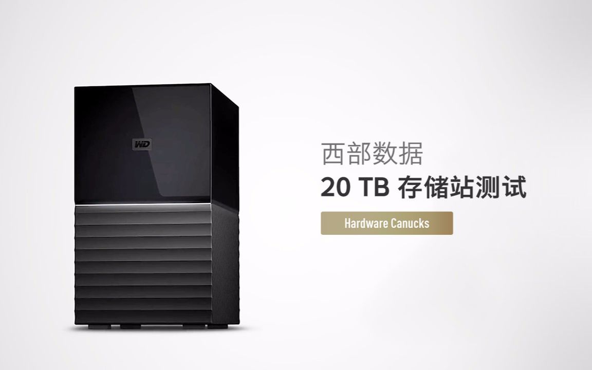 西部数据 20 TB 存储站测试