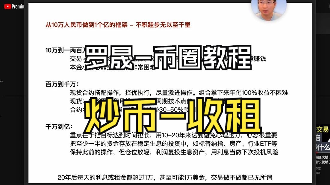 罗晟:炒币的利润换成什么?