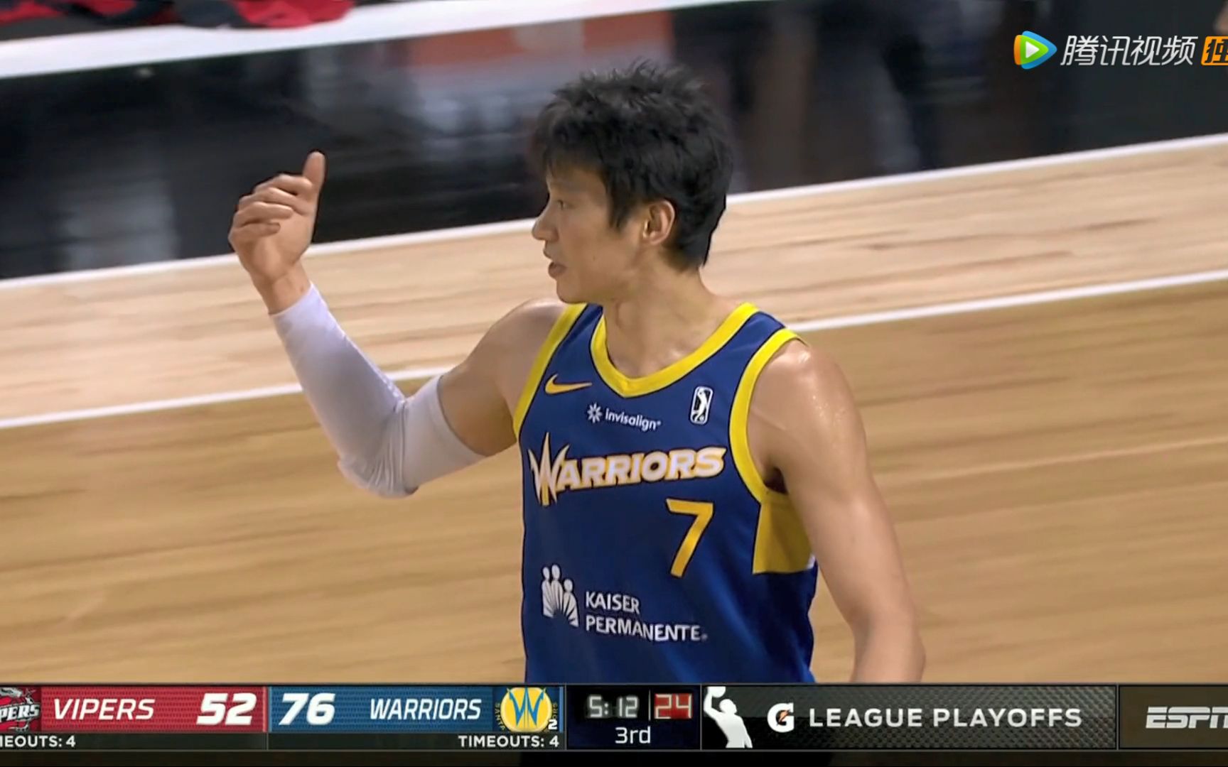 202139林书豪发展联盟季后赛首轮三节打卡下班12分8助攻5篮板集锦