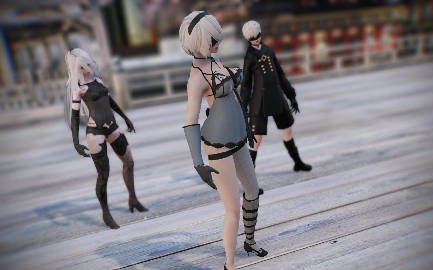 【尼尔:机械纪元MMD】The Ocean尤尔哈三人组,2B,9S,A2【Nier:automata】Nⷥ“”哩哔哩bilibili