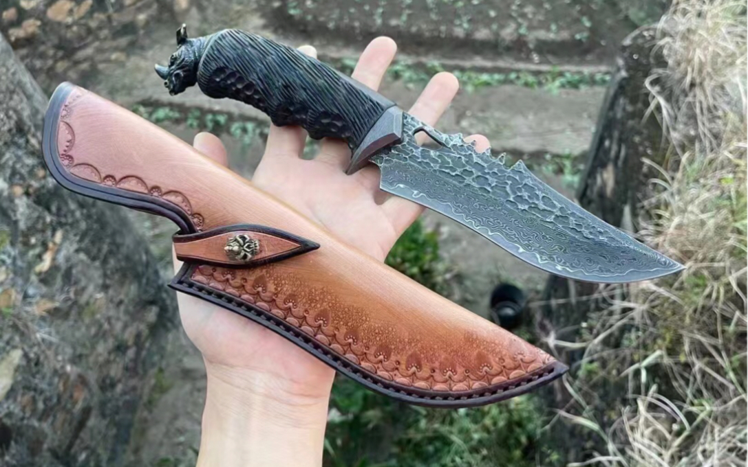 大马士革犀牛猎刀