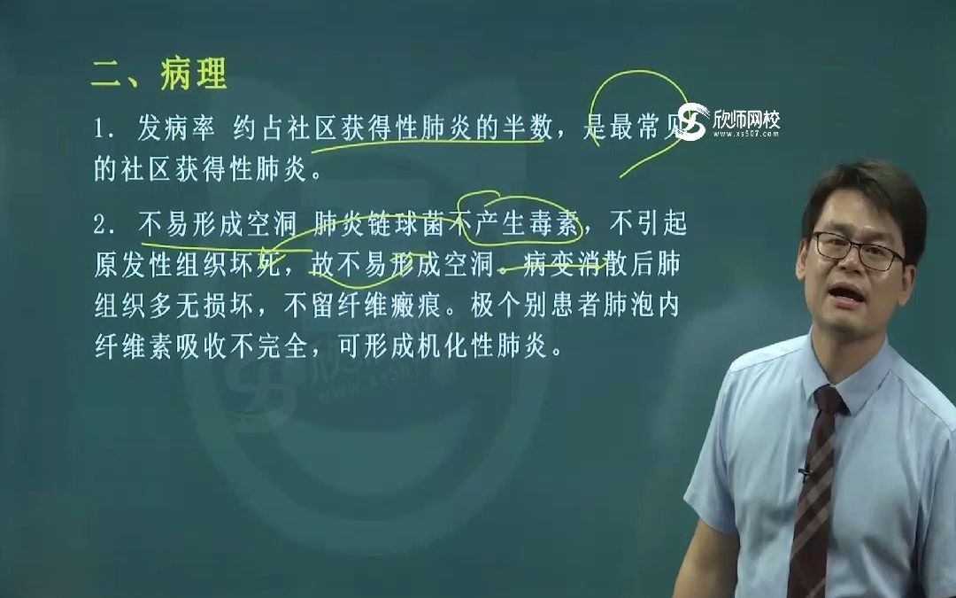 2021年卫生资格考试正副高职称呼吸内科学肺炎球菌肺炎哔哩哔哩bilibili