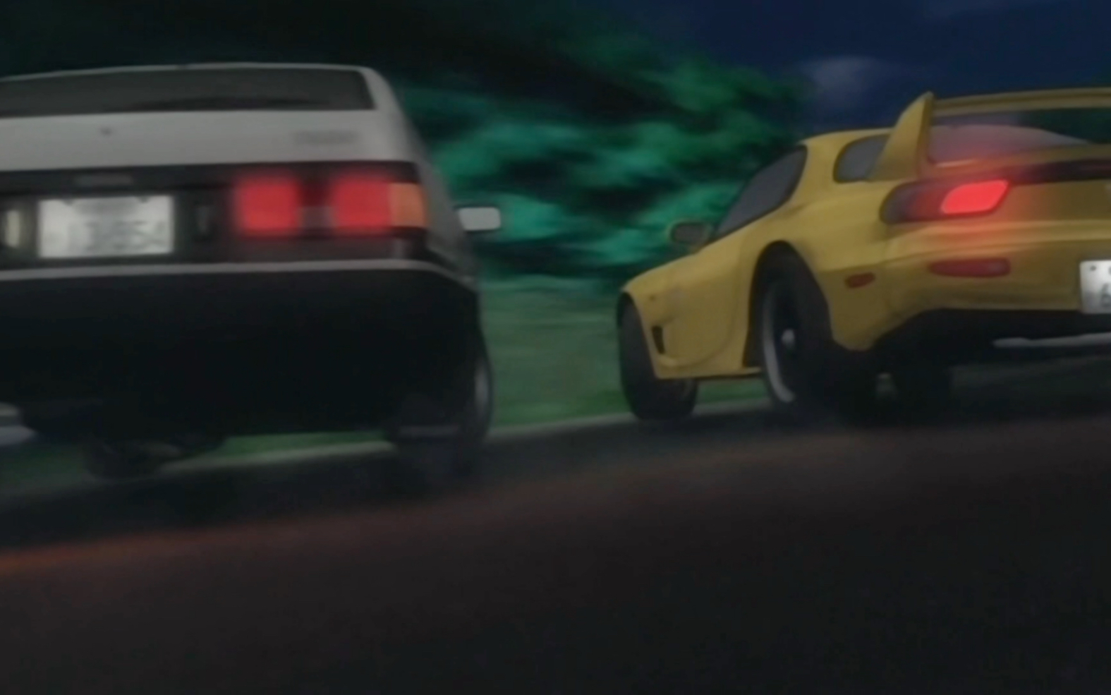 头文字d 惯性漂移,启介以为遇到了幽灵