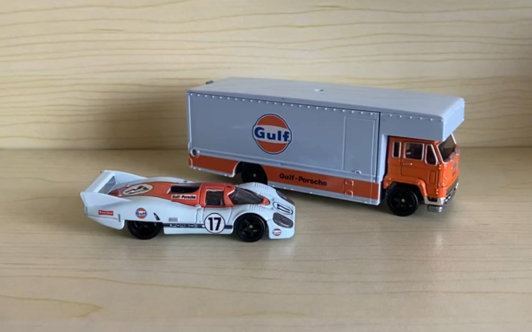 风火轮汽车文化运输车队gulf保时捷917