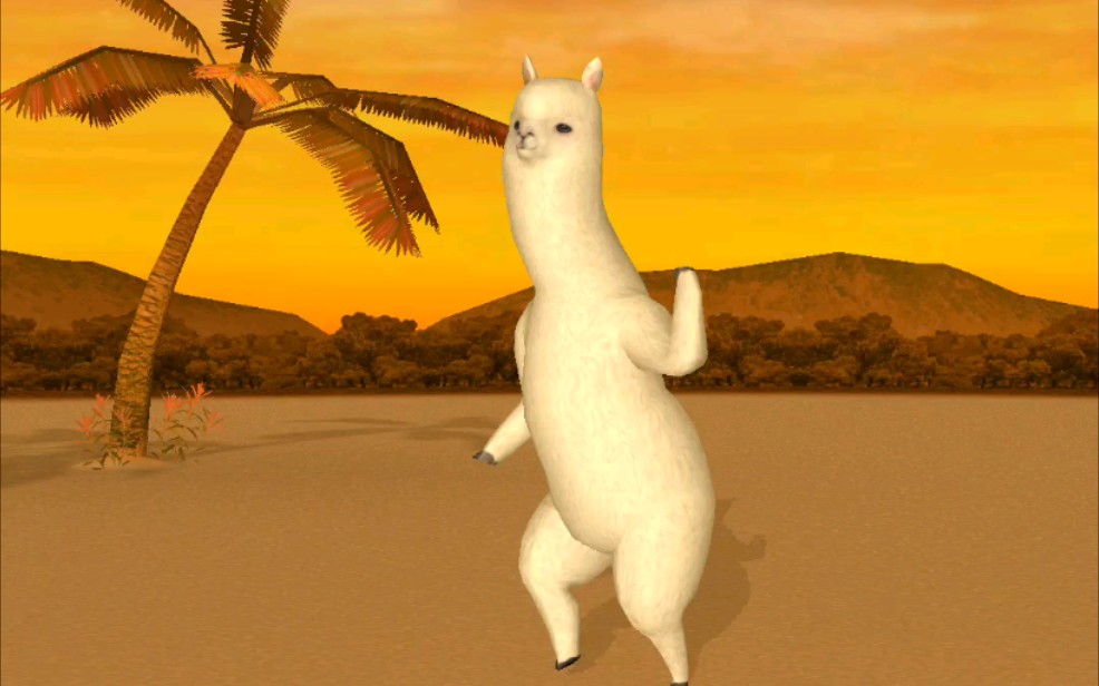 当沙雕羊驼跳起了大碗宽面