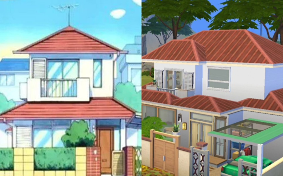 【sims4】仿建,野原新之助滴家