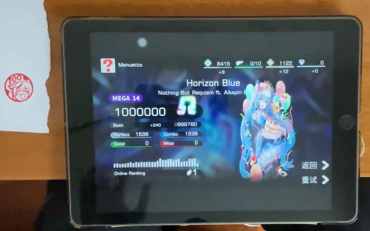 [图]【Dynamite】Horizon Blue Mega14Ω（Noter：Verfection）