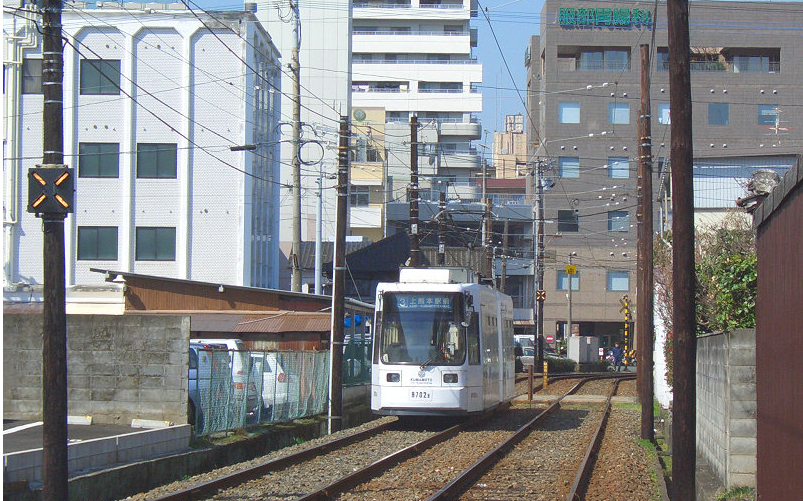 熊本市电上熊本线 上熊本駅~辛岛町 前面展望哔哩哔哩bilibili