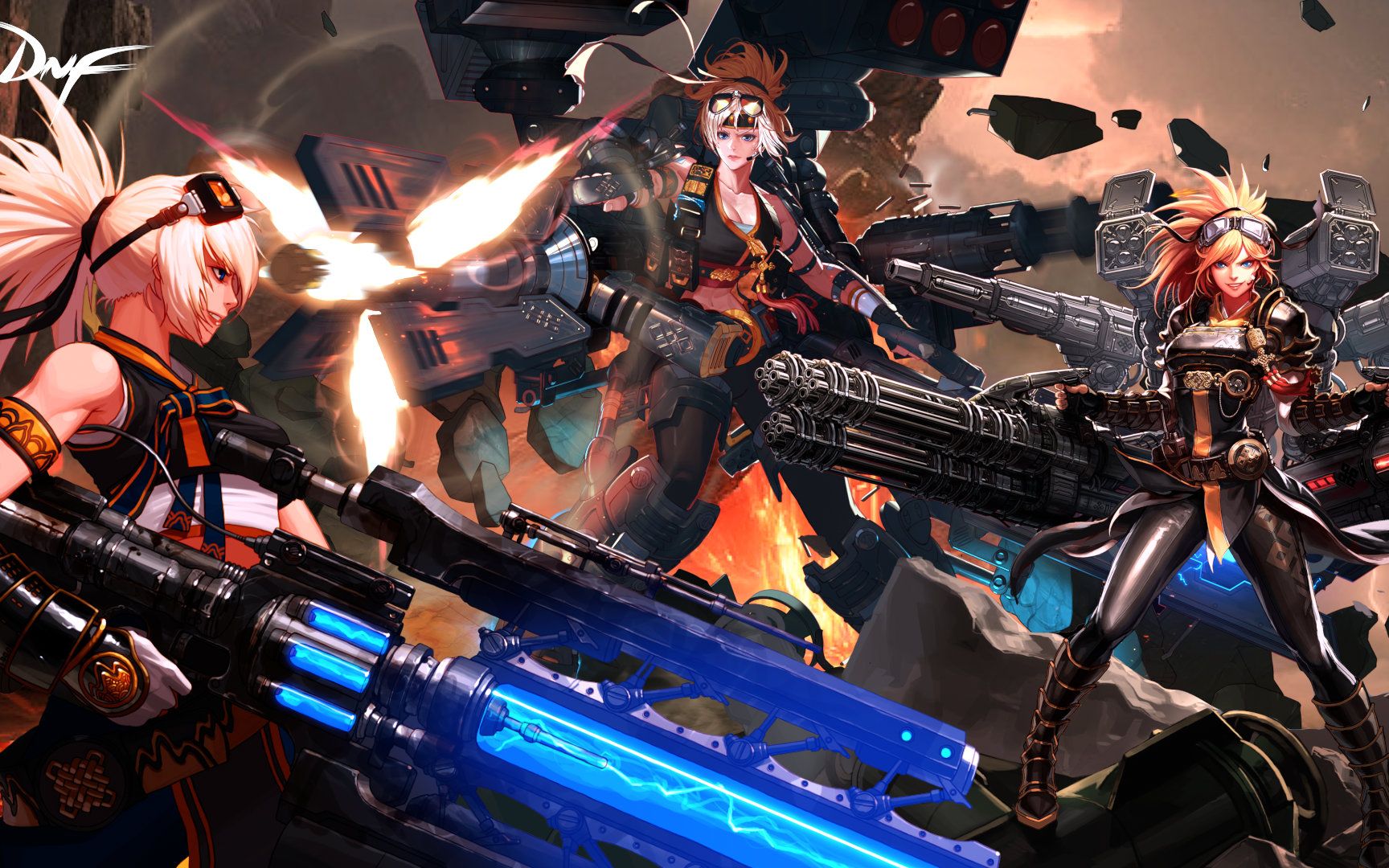 goatmj 地下城与勇士:决斗 枪炮师vs小魔女 重火器