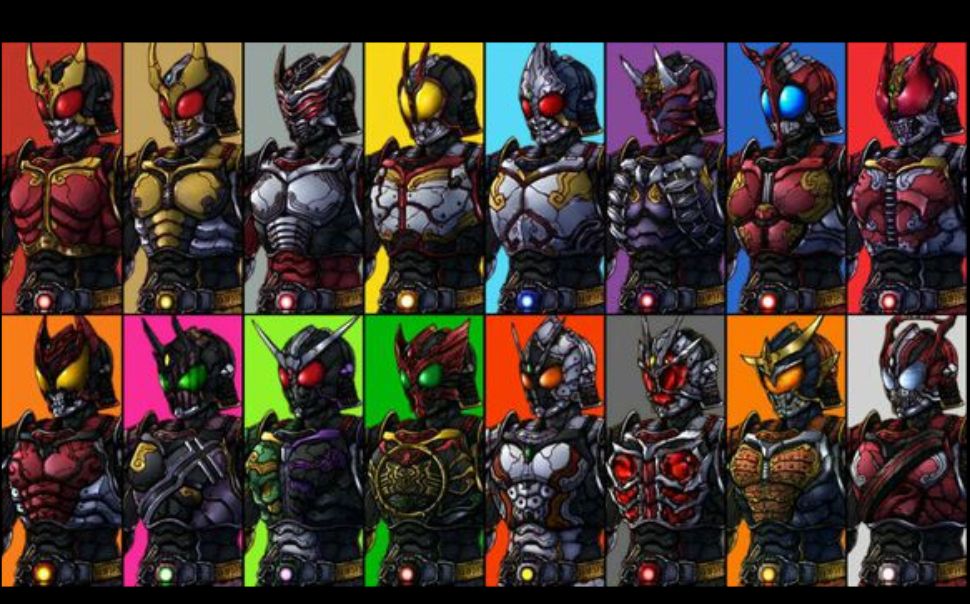 仮面ライダー历代平成骑士演员部分附带近照kuugaexaid