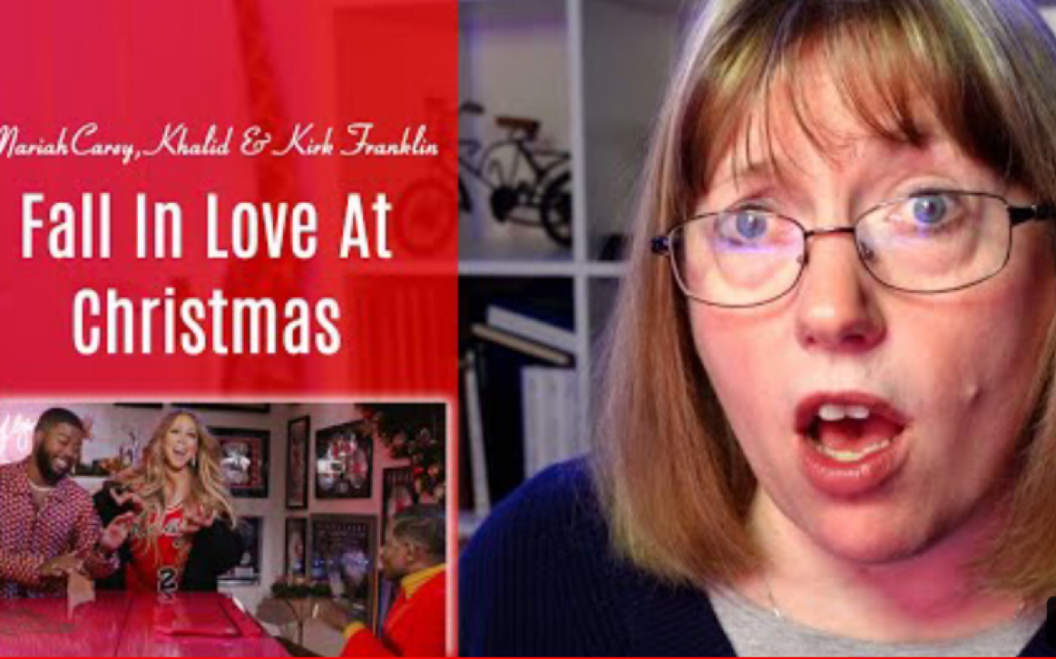 [图]【Reaction】诚实声乐教练观看牛姐新单Fall in Love At Christmas MariahCarey.Khalid&Kirk Franklin