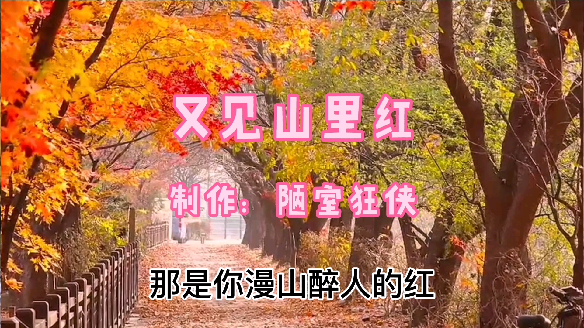 [图]分享一首非常好听的《又见山里红》给家人们