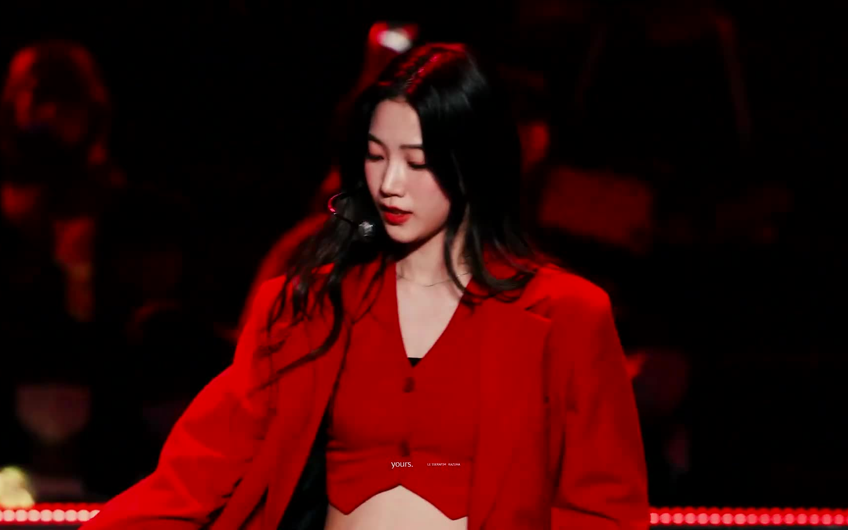【LE SSERAFIM】中村一叶Love Shot KCON直拍,红衣老公_哔哩哔哩_bilibili
