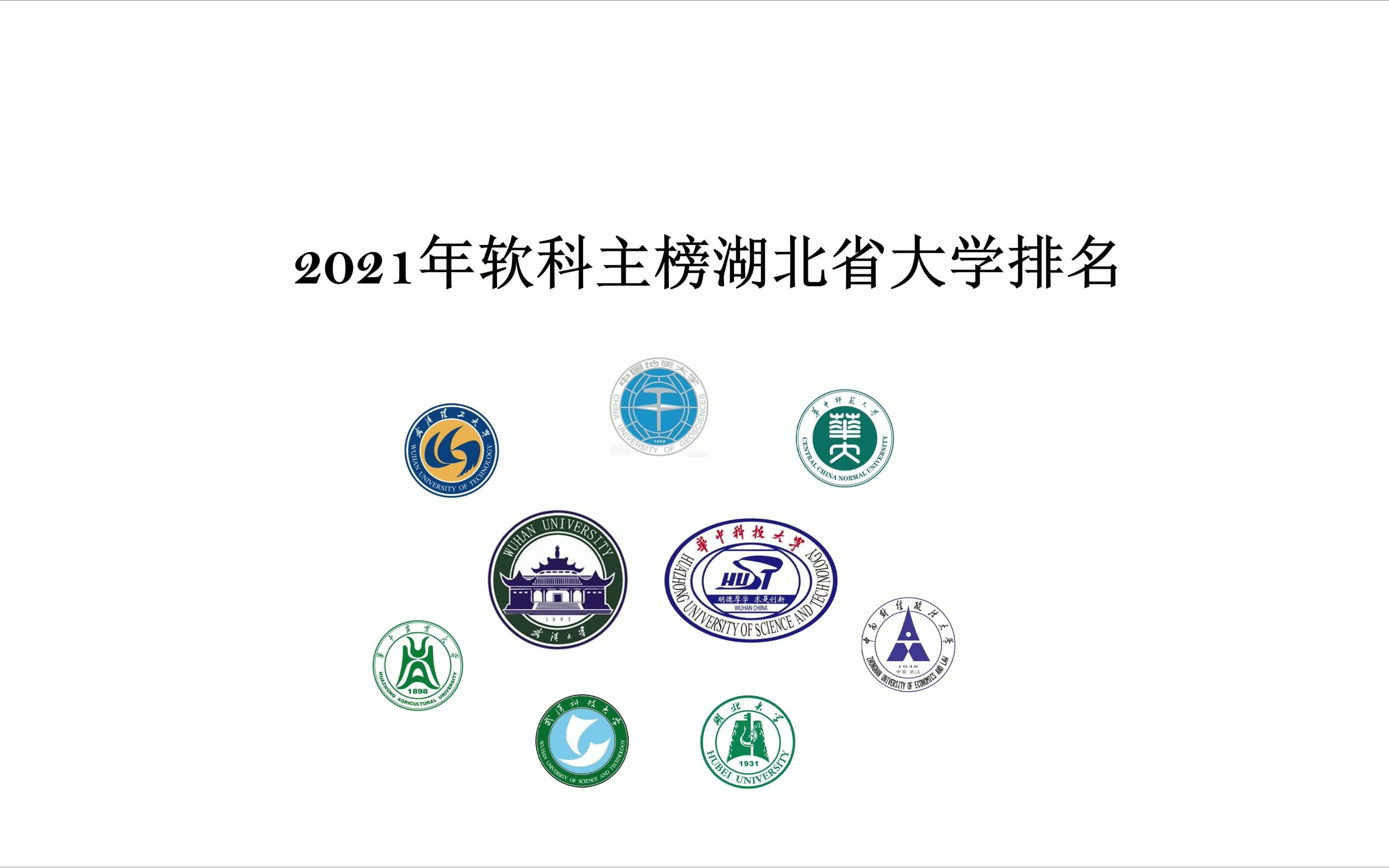 2021年湖北省大学排行哔哩哔哩bilibili