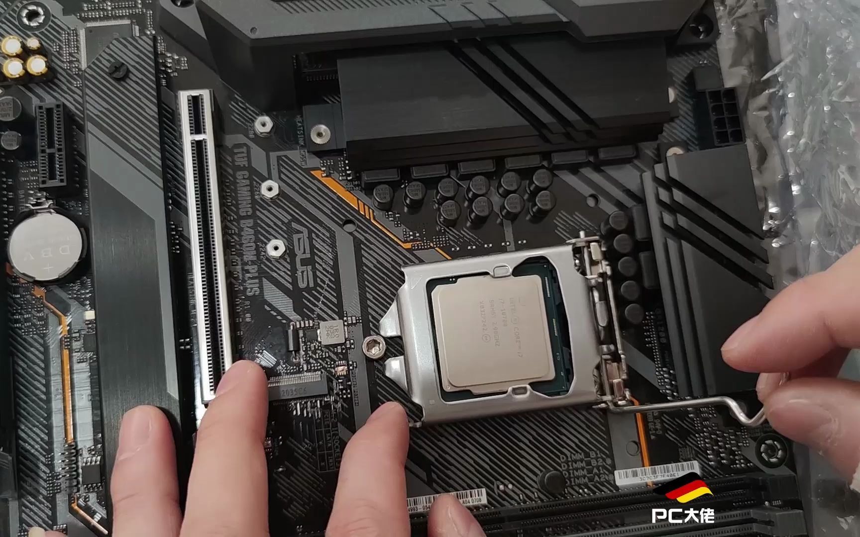 英特尔酷睿cpu安装视频i710700