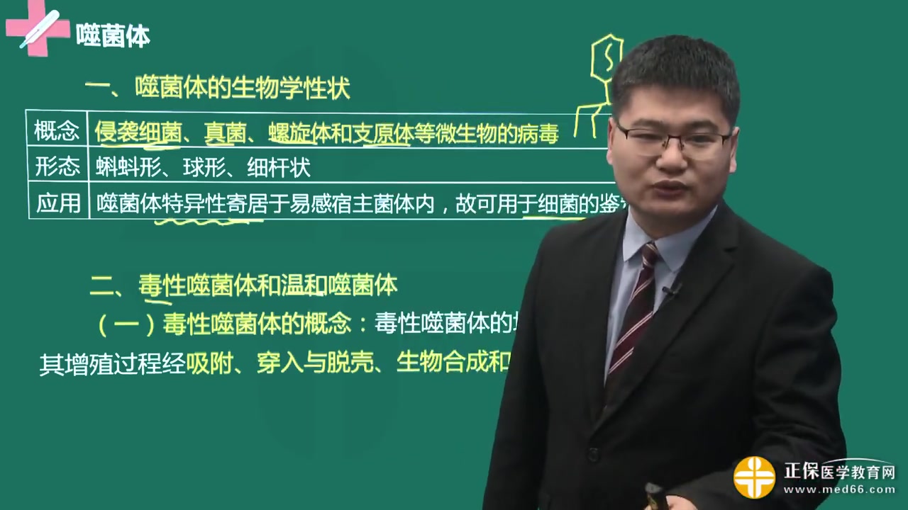 [图]2022最新版 执业医师类 临床执业医师 医学微生物学 老师精讲完整版