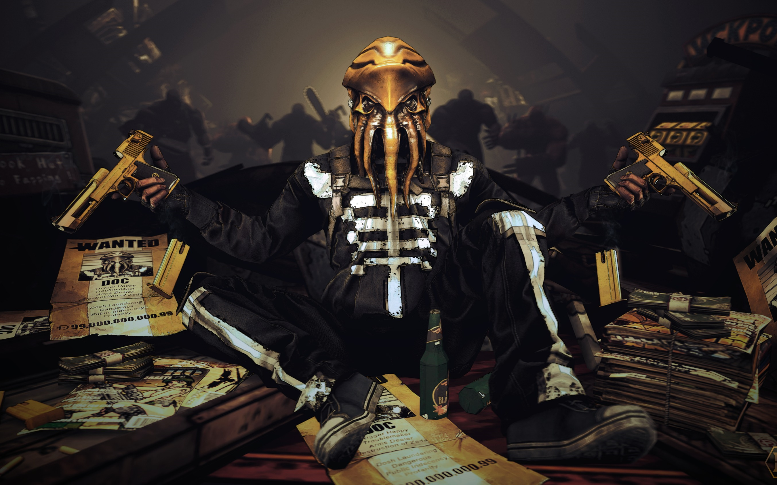 killingfloor2杀戮空间2丨骚到不行的六人组干sao翻僵尸晨曦着火钊v2