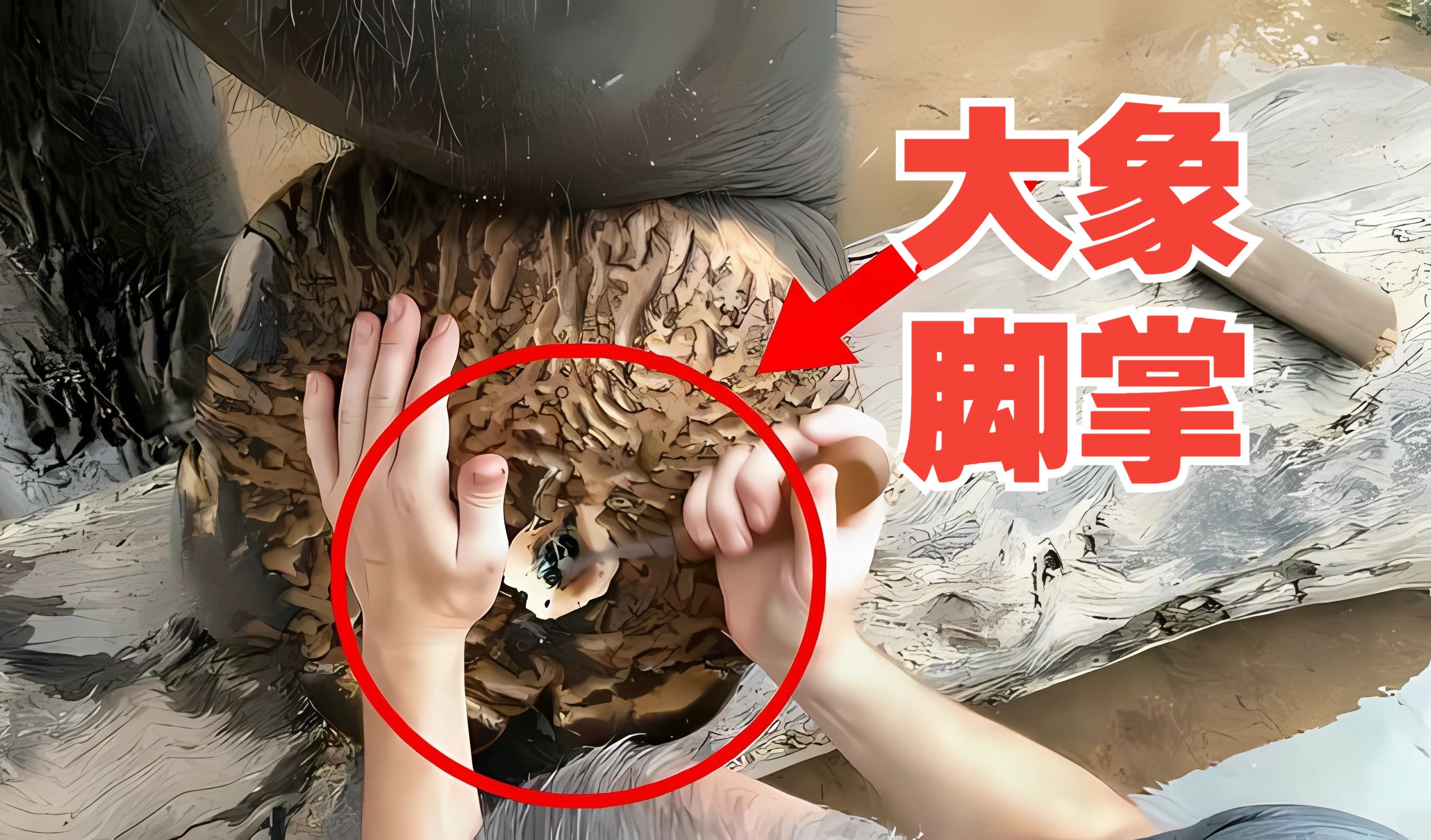 饲养的50%大象死亡于因为脚掌.