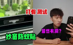 Download Video: 测试“窗户防虫网”窗户底下居然有这么大一个洞？