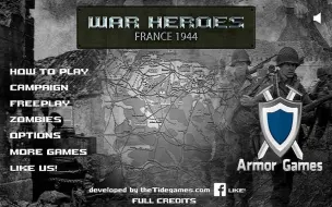 Download Video: 【war heroes france 1944】盟军战争英雄全任务流程通关（包含僵尸模式和德军和苏军视角）